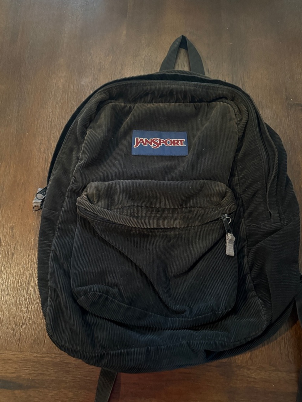 Jansport Black Corduroy Everyday Backpack